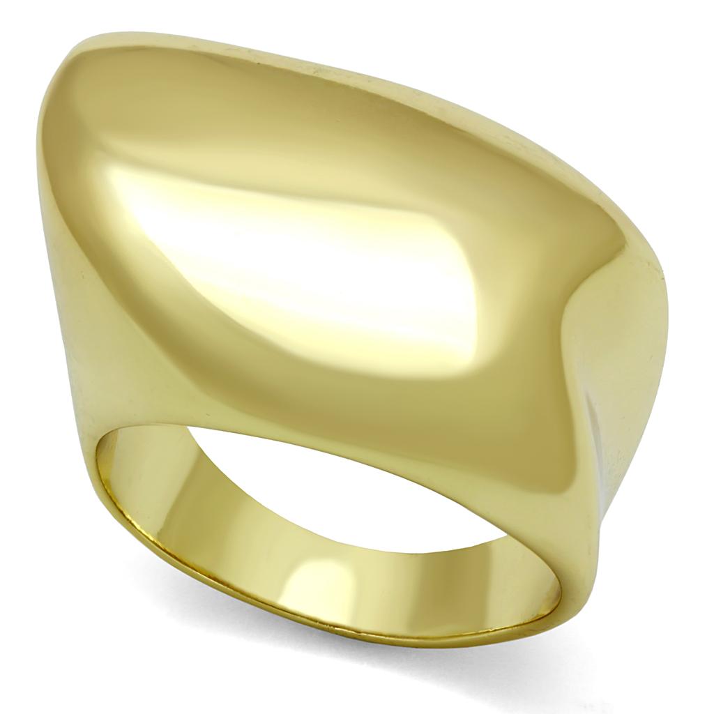 LO4105 Gold Brass Ring