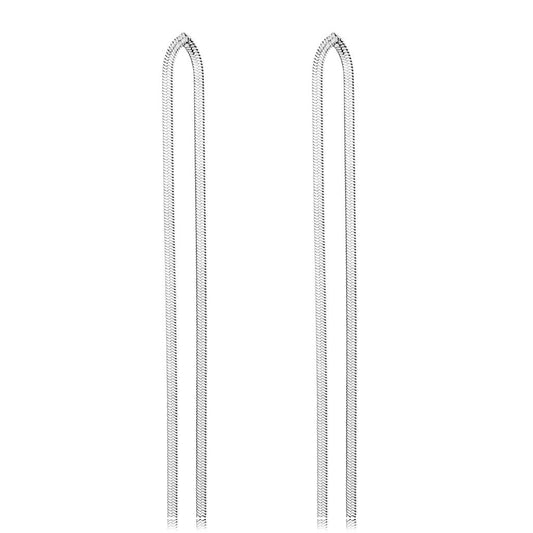 TK3530 - High polished (no plating) Stainless Steel Earrings with No